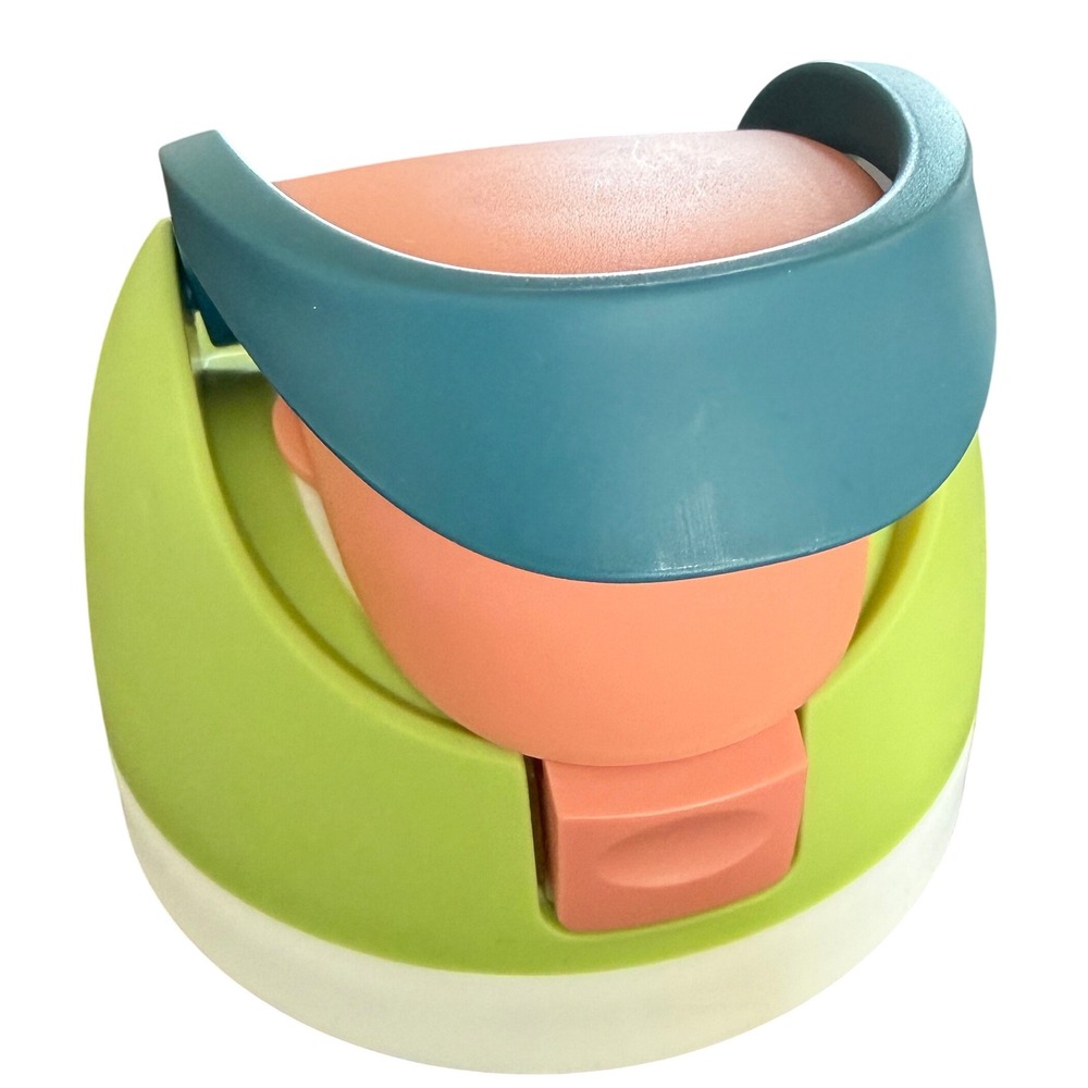 Renyqatt Replacement Lid for Owala FreeSip Water Bottles Green Coral Teal NEW